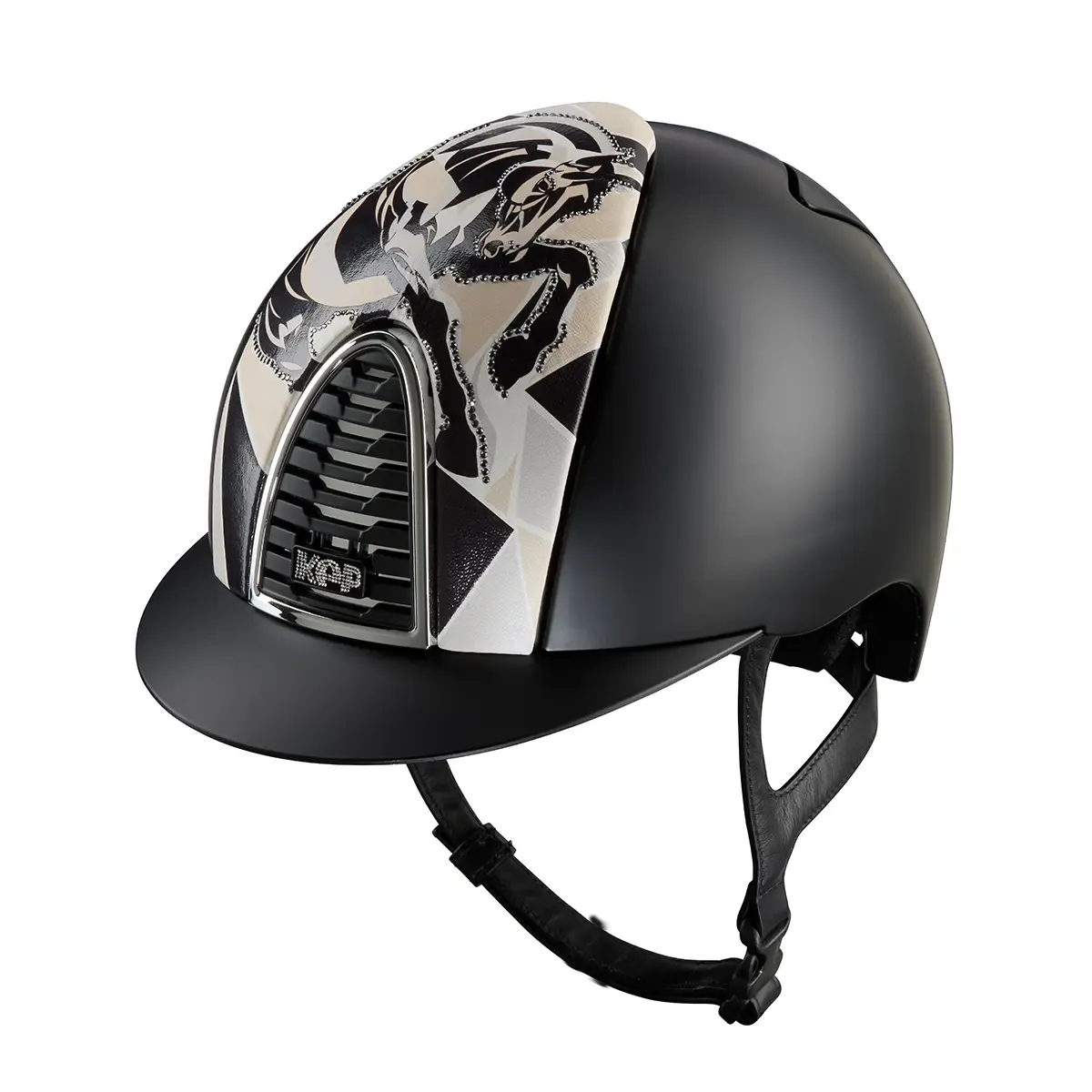 KEP Cromo 2.0 Furius - Black Textile with Crystals - Regular Peak