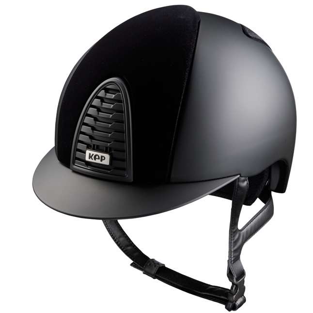 KEP Cromo 2.0 Matt - Velvet Black - Regular Peak - Beige Chinstrap
