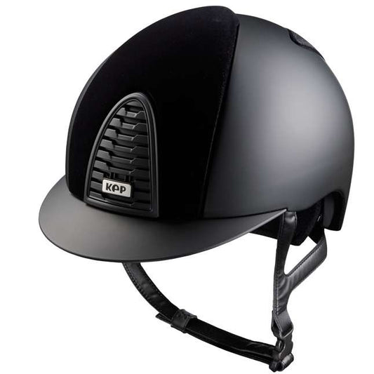 KEP Cromo 2.0 Matt - Velvet Black - Regular Peak - Beige Chinstrap